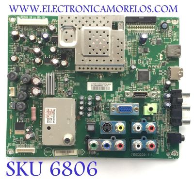 MAIN PARA TV INSIGNIA / NUMERO DE PARTE TQ8CBZK028 / 715G3239-1-1 / 1240536M0051 / A9525010732 / MODELO NS-L22Q-10A